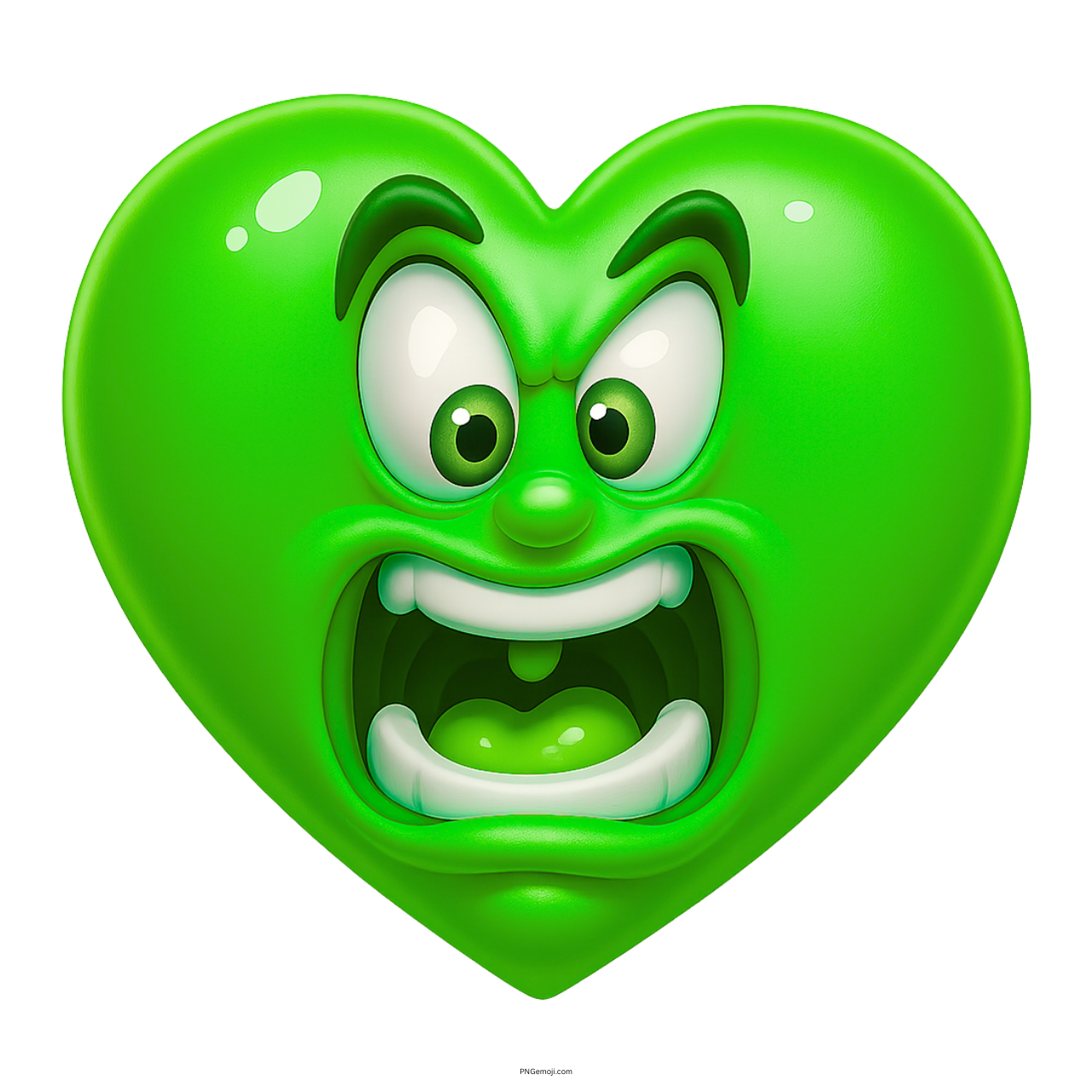 Green Heart Emoji PNG 3D ClipArt Collection - PNG Emoji