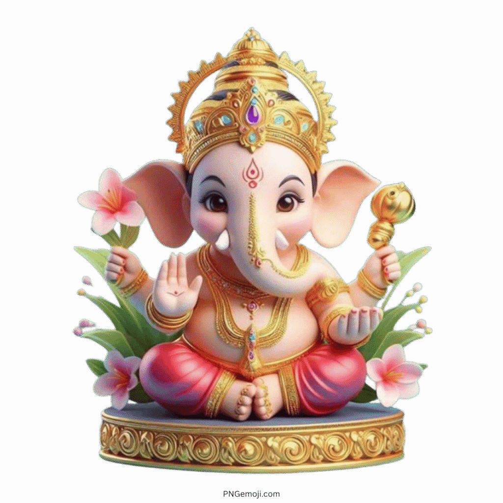 Lord Ganesha Ekadanta Vinayaka Vighnaraja PNG clipart with transparent background