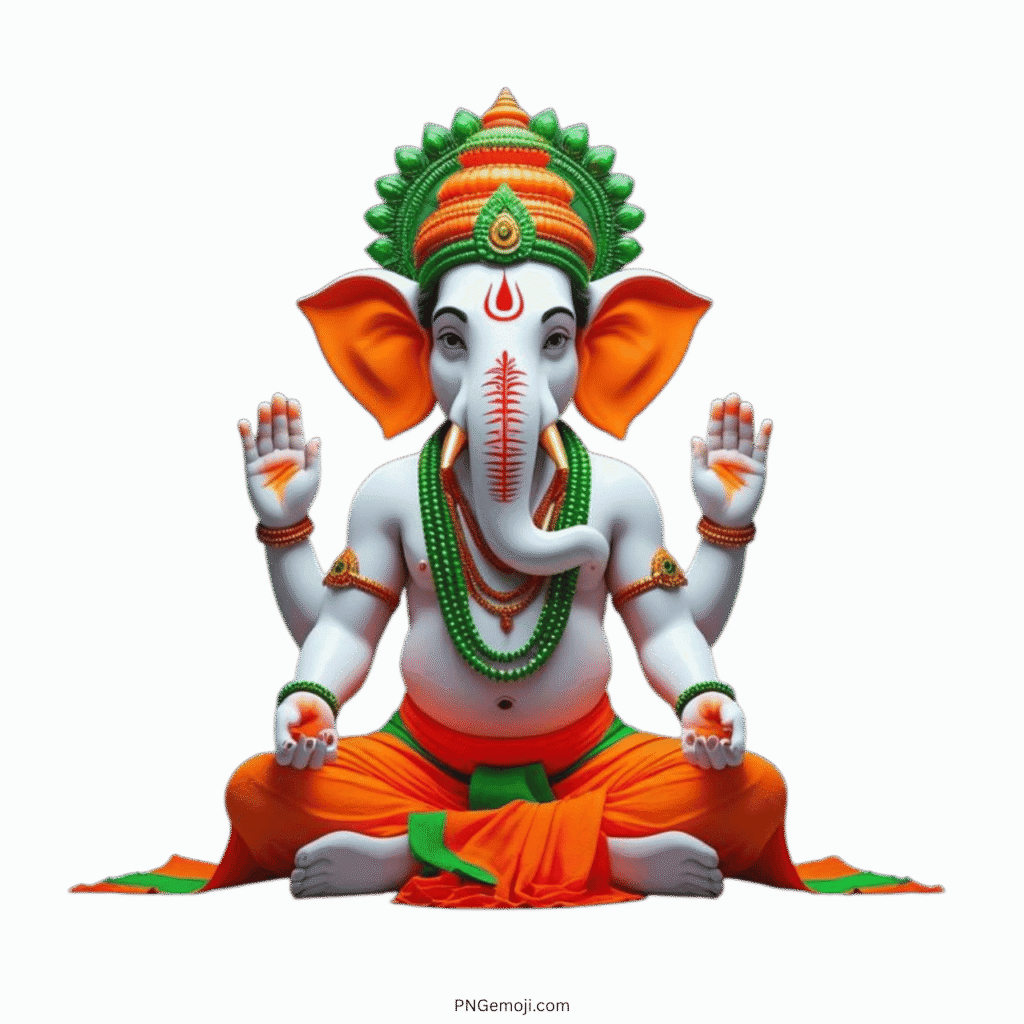 Hindu God Ganesha Sumukha Ekadanta Gajanana Vinayaka transparent background PNG