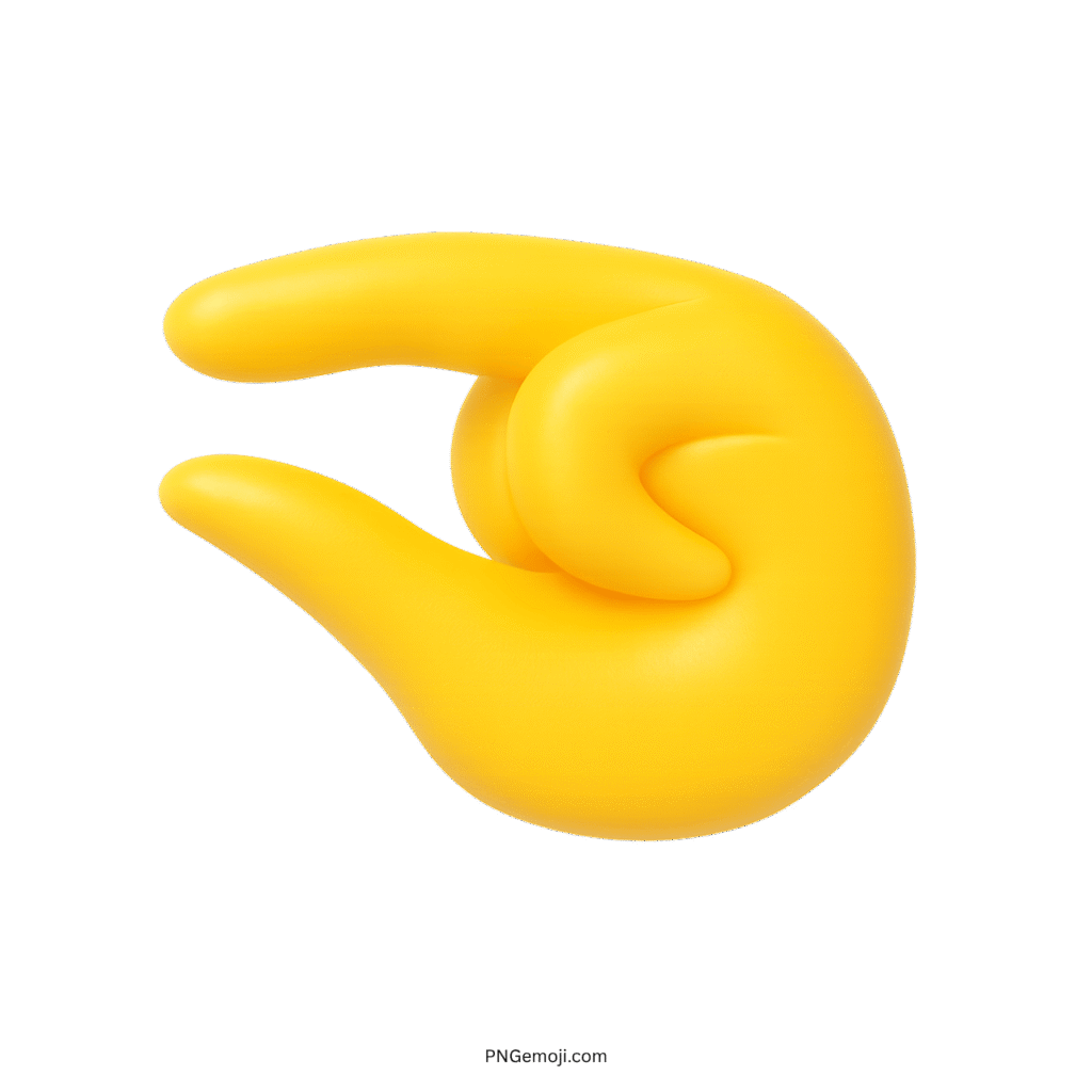 Small yellow hand emoji with a pinching gesture