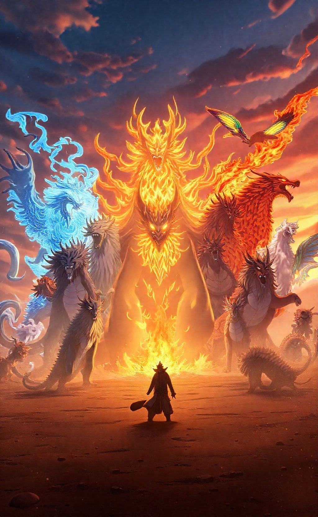 Epic tailed beasts Naruto wallpaper with all nine powerful bijuu in stunning anime art