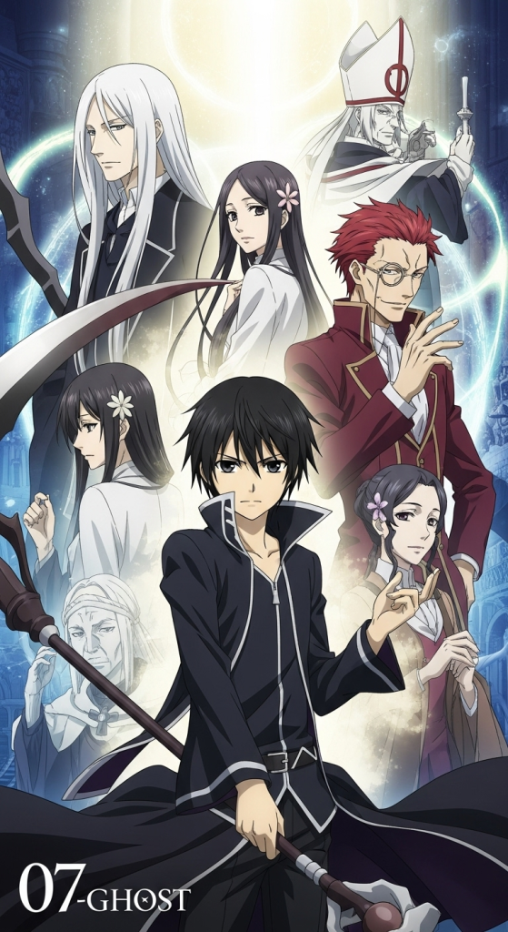 07-Ghost anime characters HD fantasy wallpaper with Teito Klein and bishops