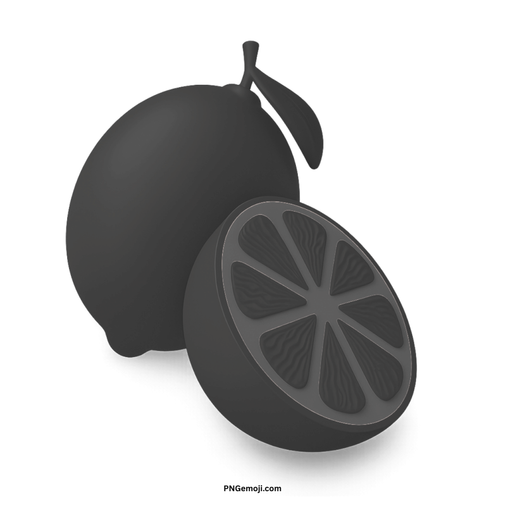 Lime emoji digital icon showing citrus fruit design used in keyboards and messaging apps.