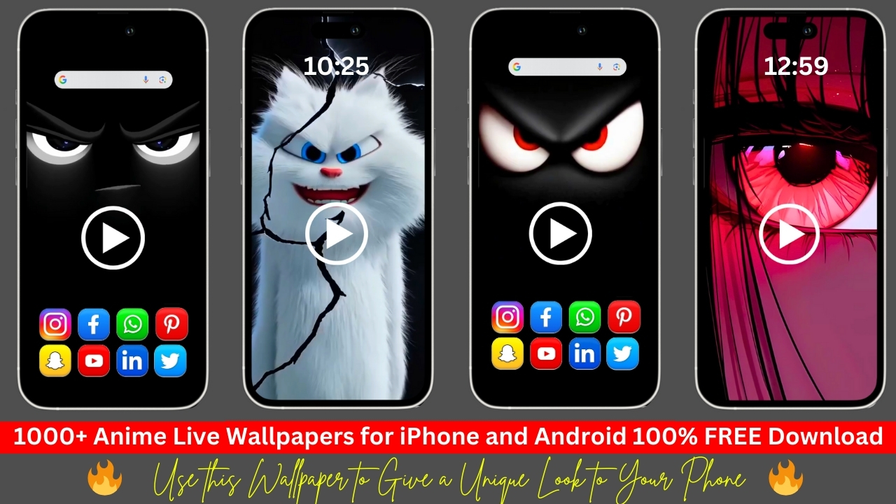 Anime Live Wallpapers 4K, 8K, HD for iPhone & Android FREE