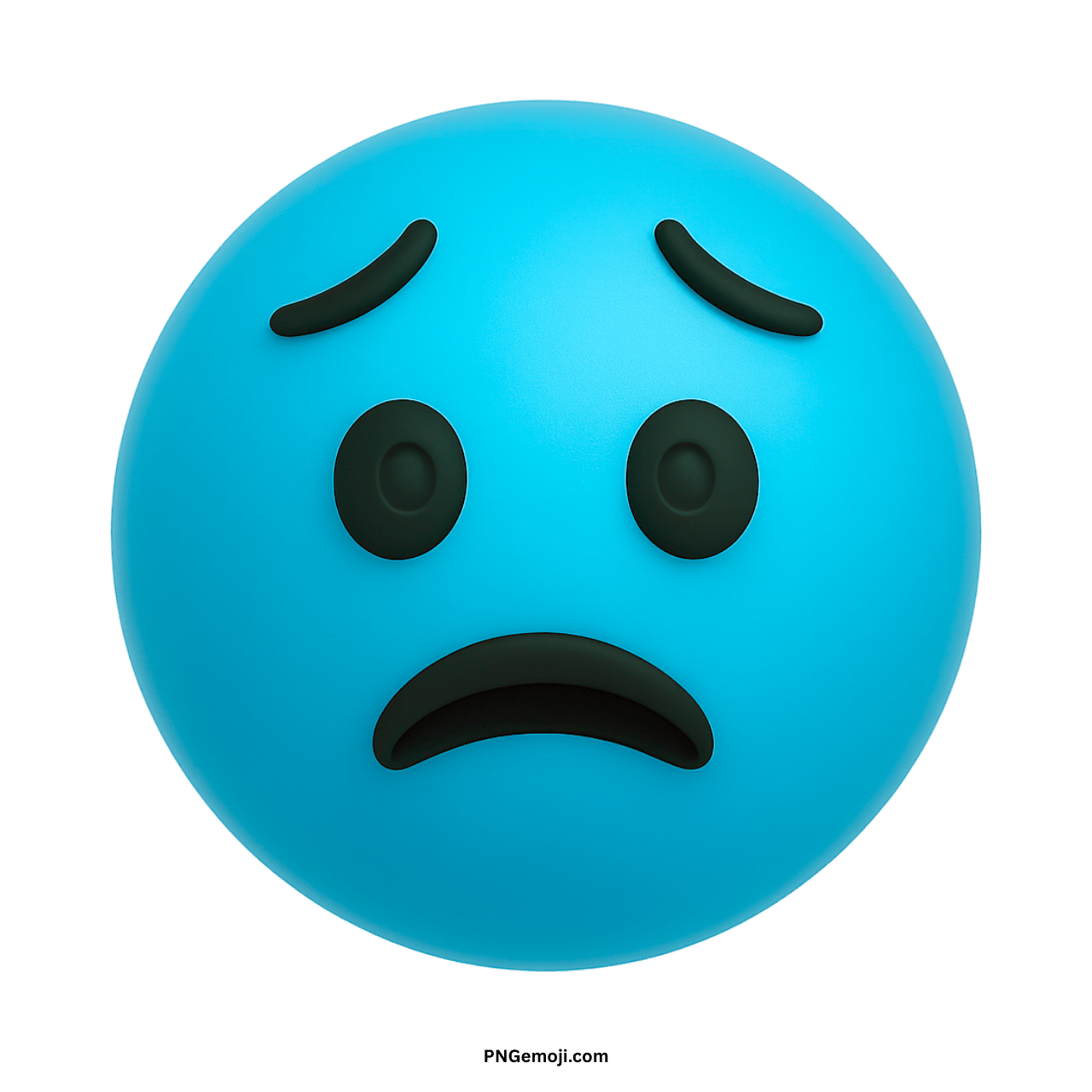 Worried Face Emoji PNG, Meaning, Copy And Paste » PNGemoji