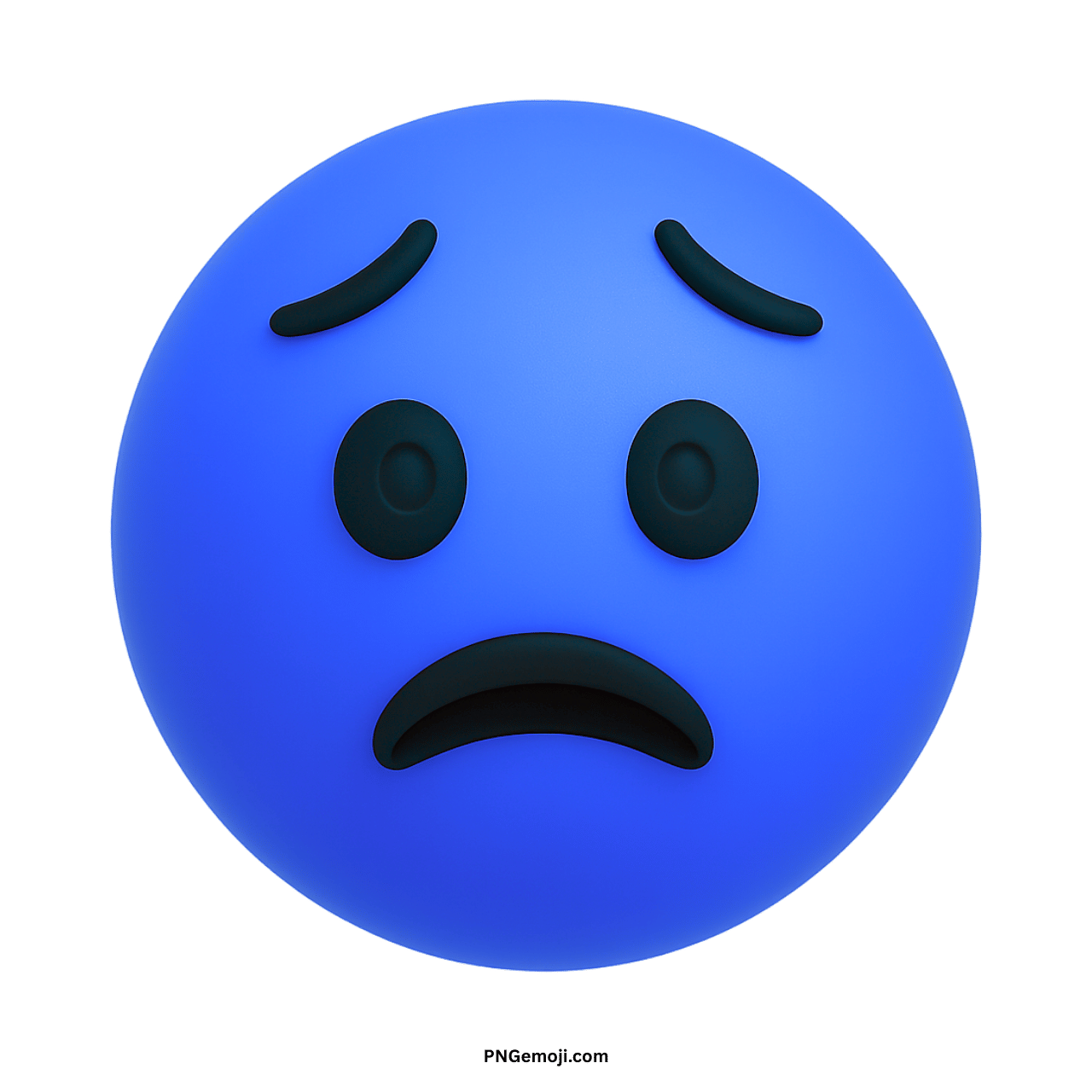 Worried Face Emoji PNG, Meaning, Copy And Paste » PNGemoji